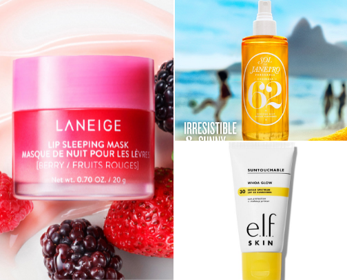 Everyday beauty essentials cover photo collage