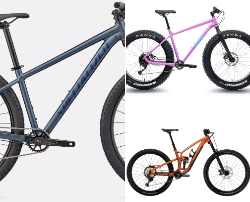 mountain bike cover photo collage