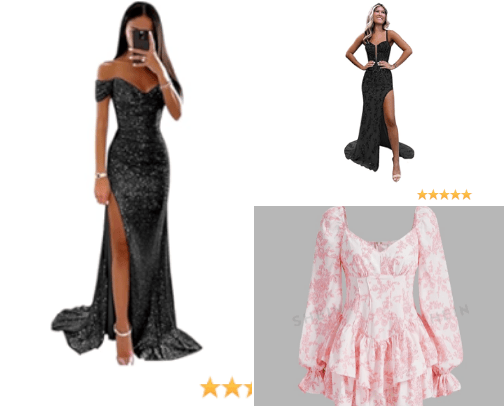 Dresses (homecoming, prom, summer, etc) cover photo collage