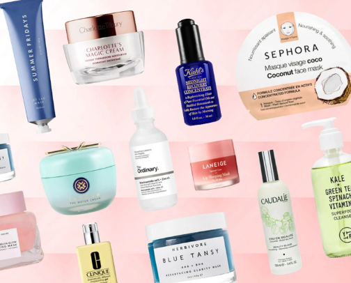 Care for your skin =skin care cover photo collage