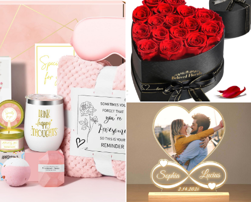 Valentine’s Day Gift Guide: For Lovers, Besties & Self‑Love cover photo collage