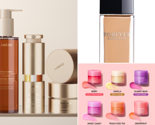My favorite beauty recs cover photo collage