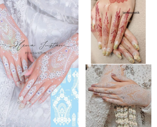 Rekomendasi Henna Instan praktis 💅 cover photo collage