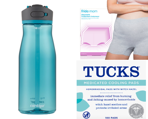 Postpartum mom’s must haves cover photo collage