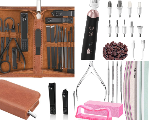 Premium Nail Tools Collection cover photo collage