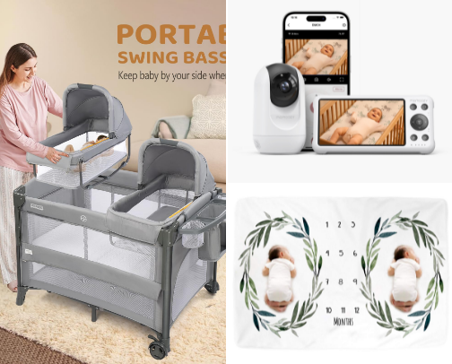 Having twins? Check me out! cover photo collage