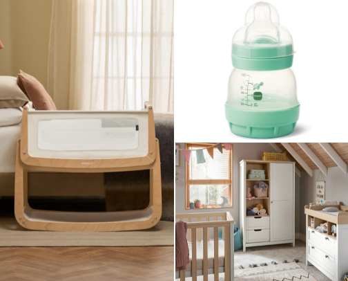 Baby essentials recs 🍼🧸 cover photo collage