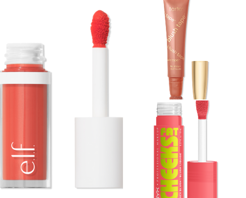 Blush like you saw your crush! cover photo collage
