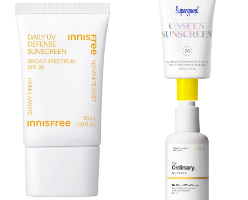 My Fav Sunscreens ☀️🧴 cover photo collage