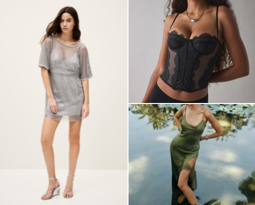 clothing faves: dressy cover photo collage