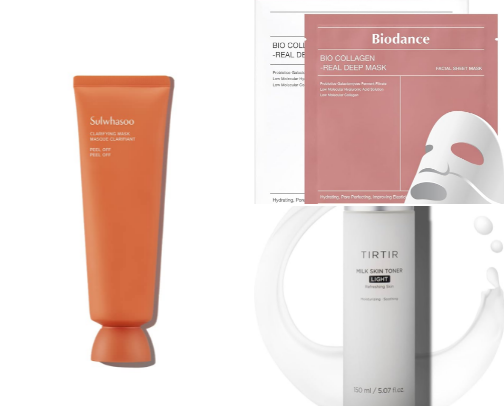 the BEST korean skincare cover photo collage