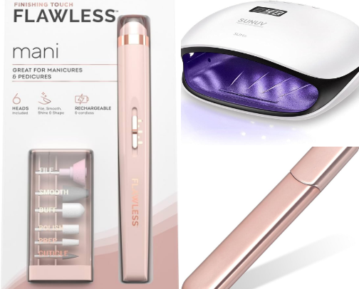 my at home nail care routine cover photo collage