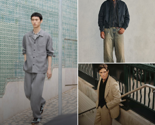 Man's essential wardrobe cover photo collage