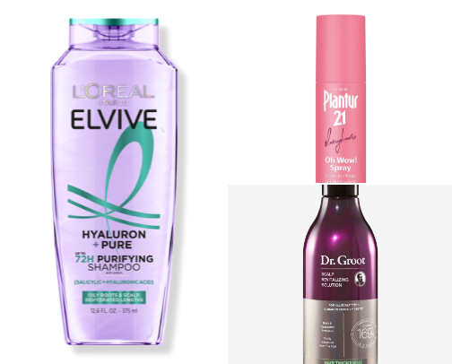 The best routine I tried for hair growth, see step by step all the products I use and that really work cover photo collage