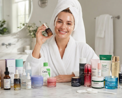 Clear, Hydrated, Happy: The Skin Essentials cover photo collage