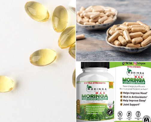 Health and wellness products cover photo collage