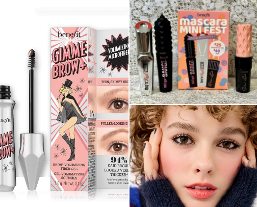 My Favorite Benefit Cosmetics Must-Haves: Brows, Glow & Bold Looks I Can't Live Without 💄✨ cover photo collage