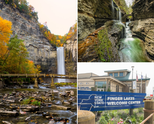 Finger Lakes, NY Trails cover photo collage