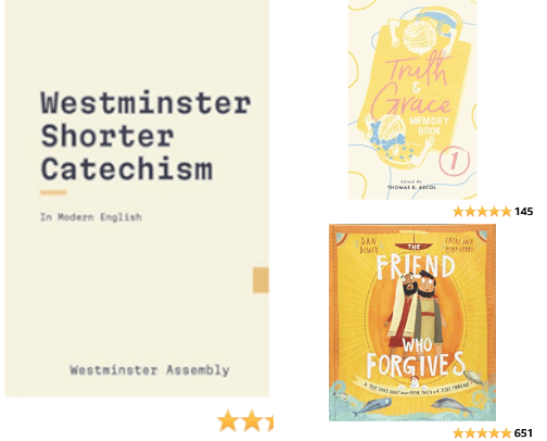Theology Books for Kids cover photo collage