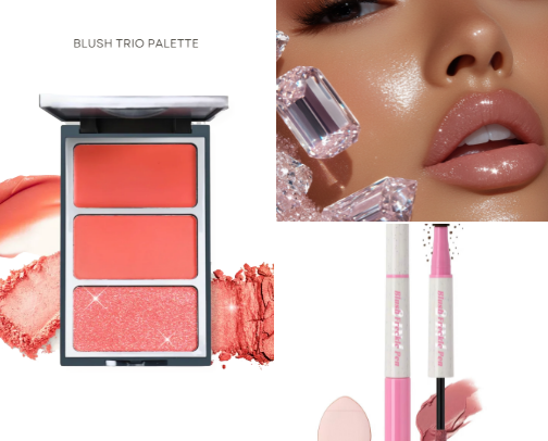 🎄♡ Hearts Pure Cosmetics: The Ultimate 12-Piece Glow Collection ♡🎄 cover photo collage