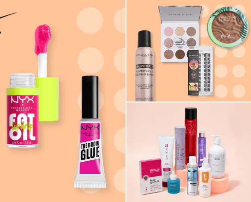 My Skincare Products cover photo collage