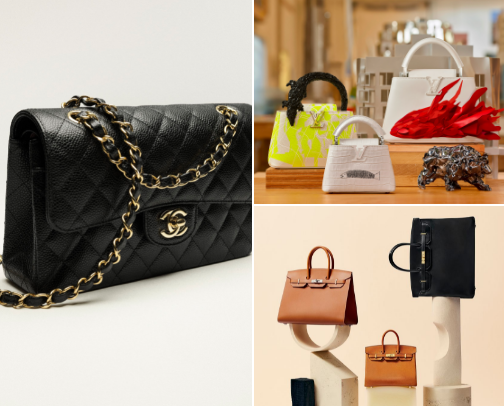 Luxury Purses cover photo collage