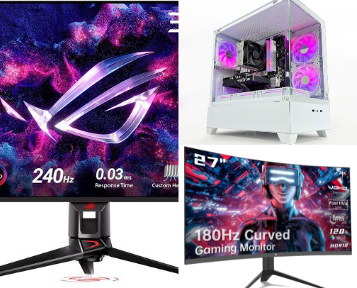 Desktop And Monitors cover photo collage