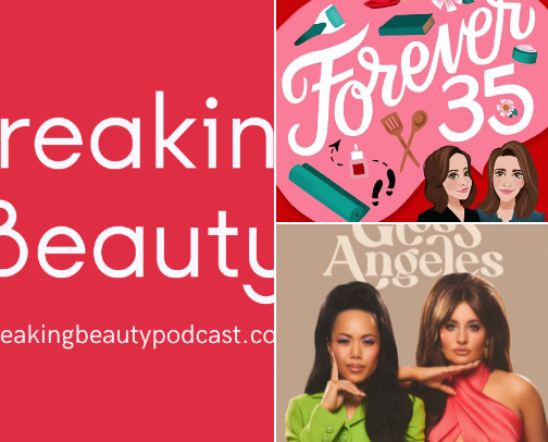 Top Beauty & Wellness Podcasts Worth Listening To cover photo collage