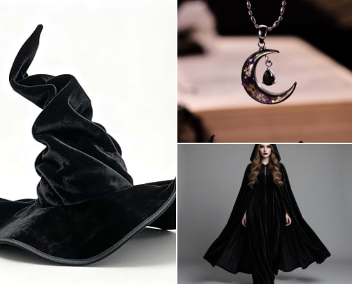 Dark Enchanted Witch Costume Ideas cover photo collage