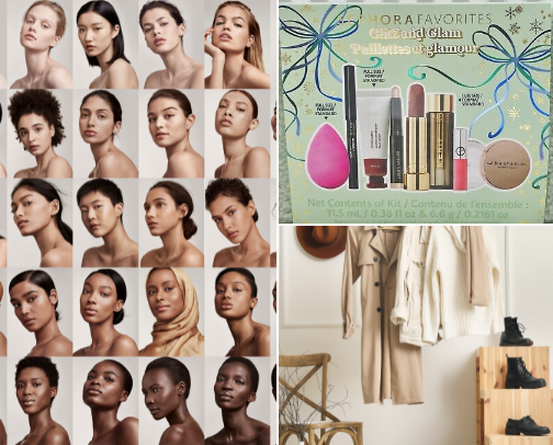 Beauty Products cover photo collage