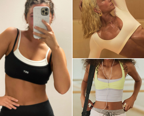 Sweat in style: activewear cover photo collage