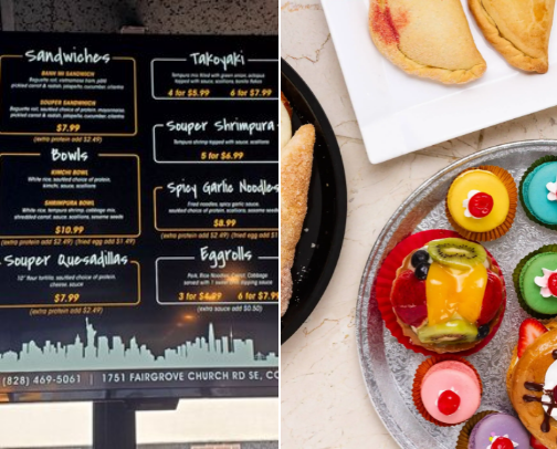 AHickory to Conover, NC - Asian-owned restaurants/cafe (small business edition) cover photo collage