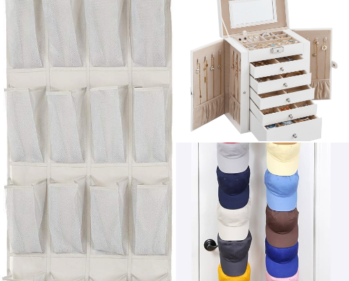 Stop the Door-Slamming Clutter:  Easy Hacks to Reclaim Your Space cover photo collage