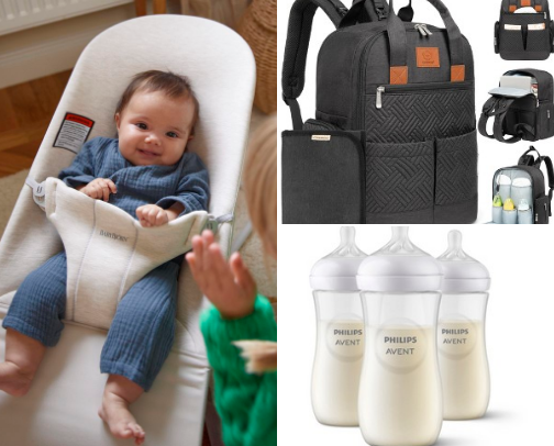 Must haves on my baby registry! cover photo collage