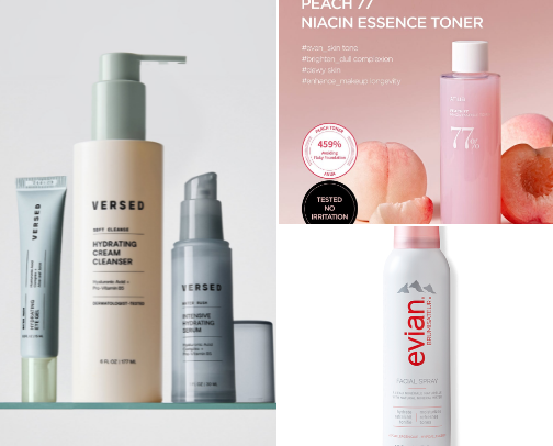 Radiant Skin Favorites: My Go-To Skincare Essentials ✨ cover photo collage