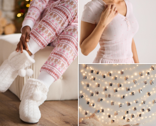 That Girl Christmas cover photo collage