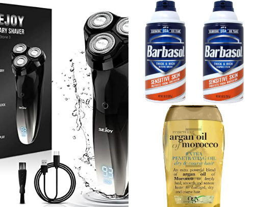 Men's Grooming cover photo collage