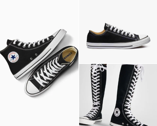Kickin’ It old School: Converse Style cover photo collage
