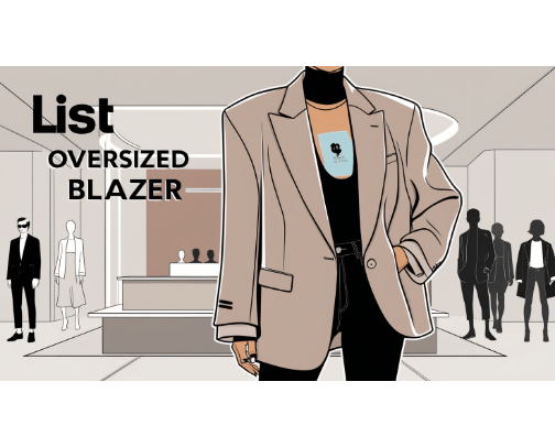 Oversized Blazer cover photo collage