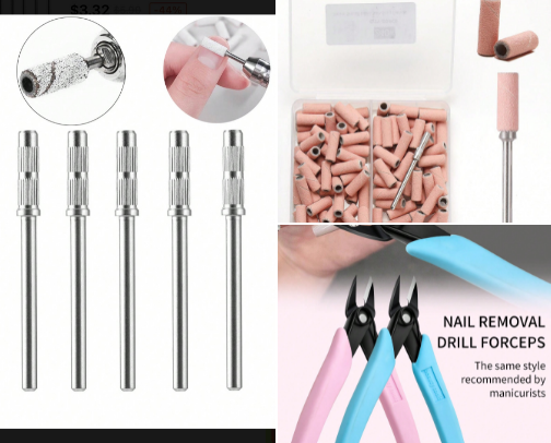 Shein Nail Supply Finds cover photo collage