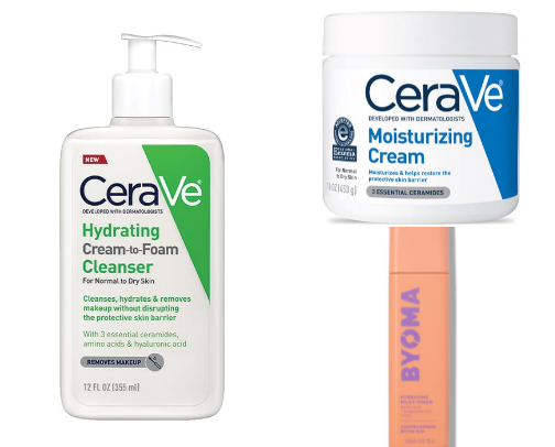 My skincare go to’s cover photo collage