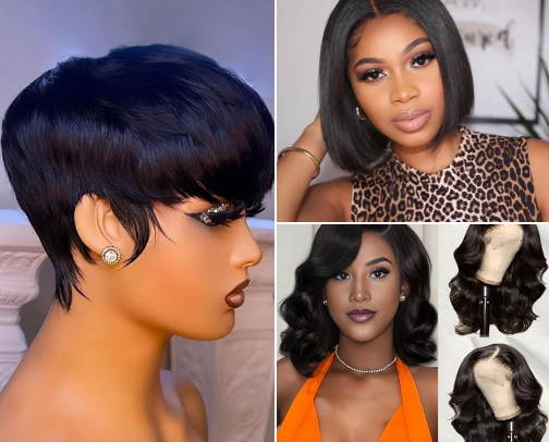 Amazon's Best Affordable Human & Synthetic Wigs cover photo collage