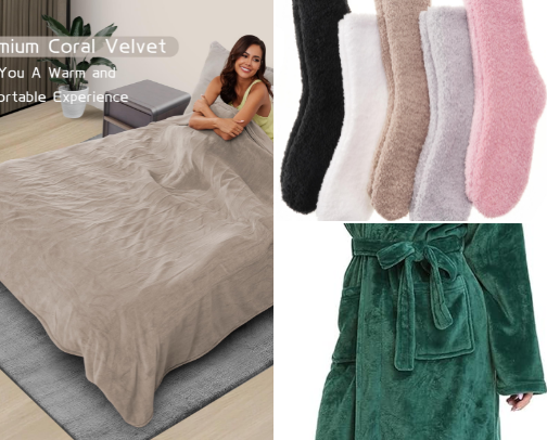 How to stay cozy this holiday season!! cover photo collage