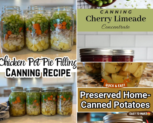 Jars of Joy: Canning Recipes to Try cover photo collage