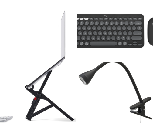 Small Apartment Work-from-Home Desk Setup: Pack-Away Kit cover photo collage