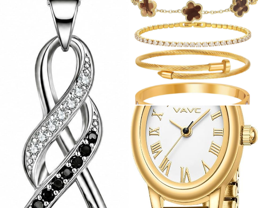 For the Love of Jewelries ✨ cover photo collage