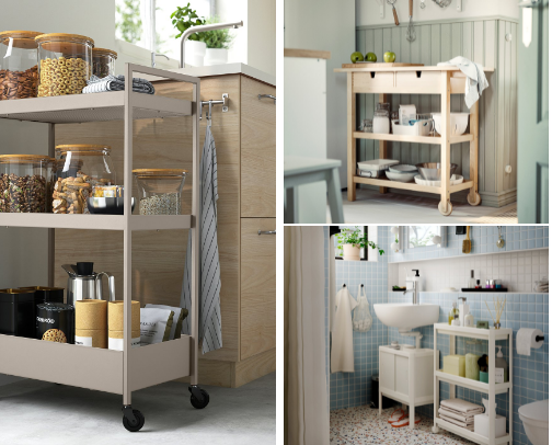 Storage and organization for every room. cover photo collage