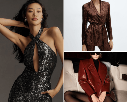 Winter Party Outfits 2023 🪩💃🏻 cover photo collage