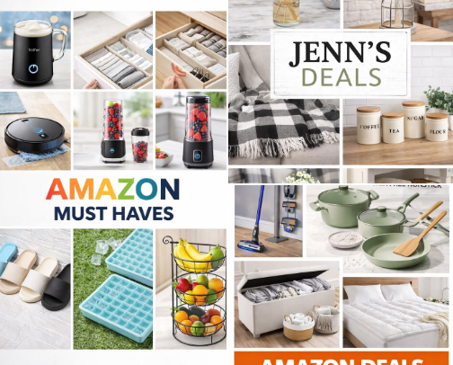 Amazon Deals You'll Save On. cover photo collage