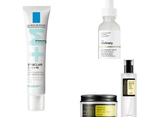 Skincare cover photo collage